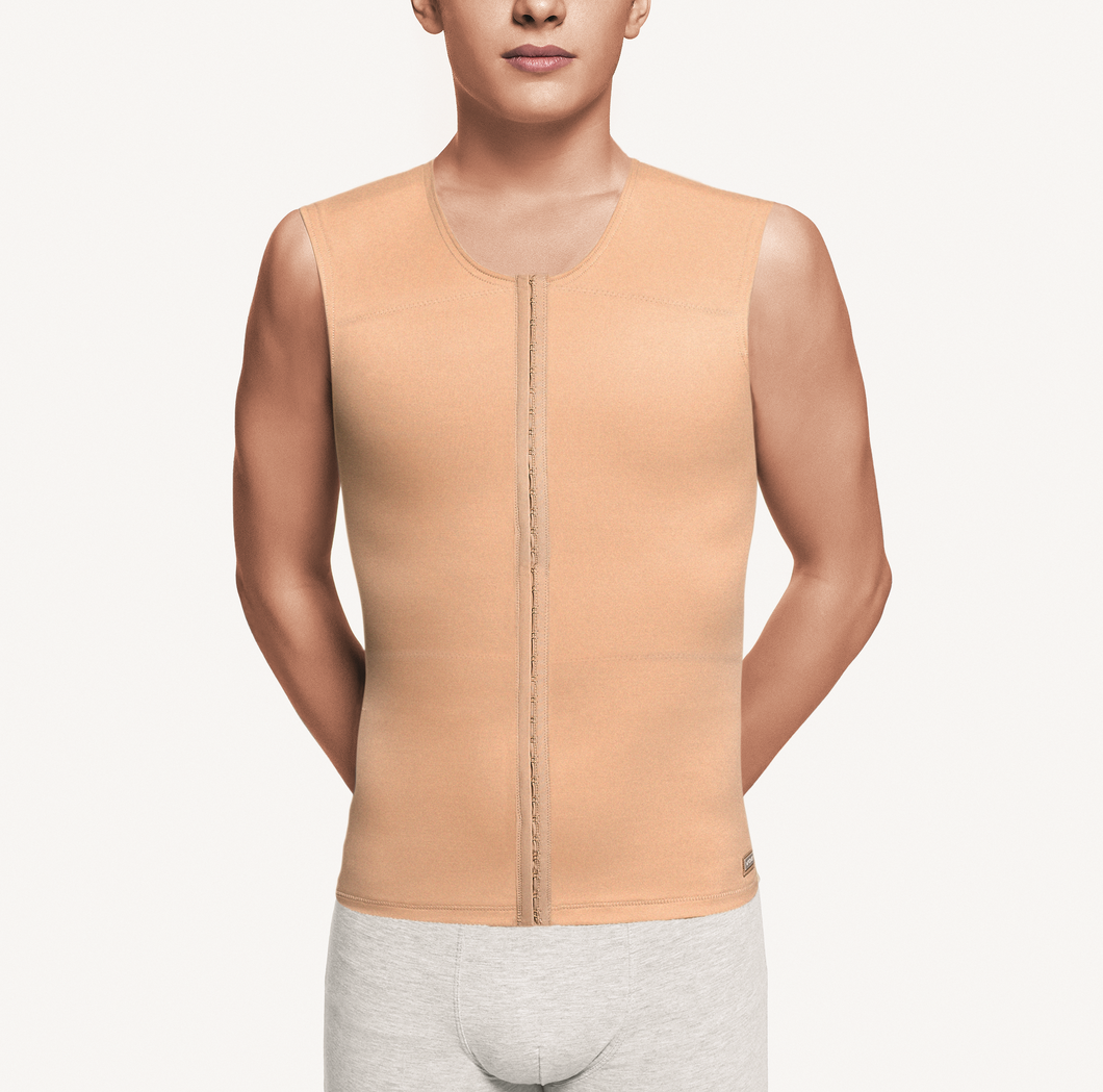 Male sleeveless vest with front closure - Plasmetics healthcare