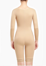 Load image into Gallery viewer, Above the knee full body shaper with vest incorporated