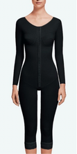 Load image into Gallery viewer, Below the knee full body shaper with vest incorporated